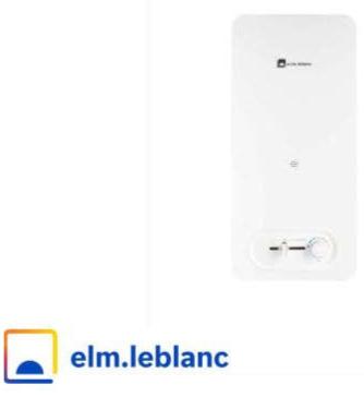 chauffe bain modèle veilleuse elm Leblanc